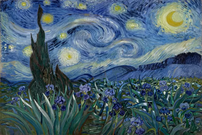 Starlit Irises