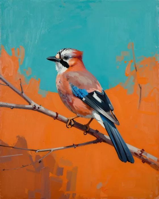 Jay In Autumn