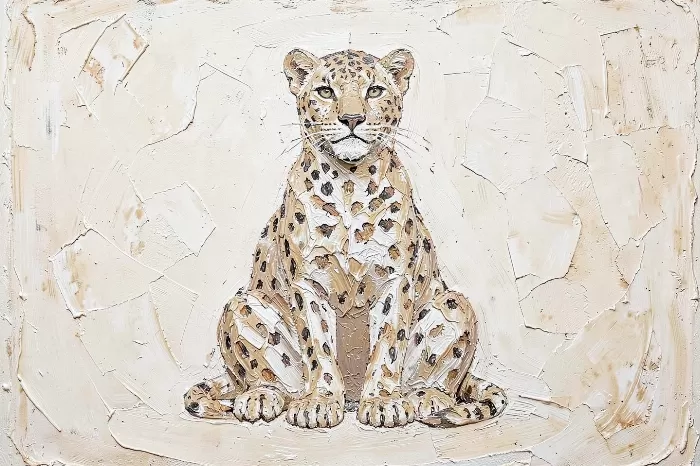 Plaster Leopard