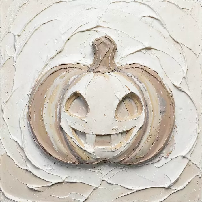 Plaster Pumpkin