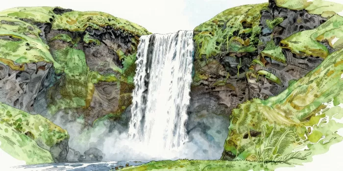 Skogafoss Veil