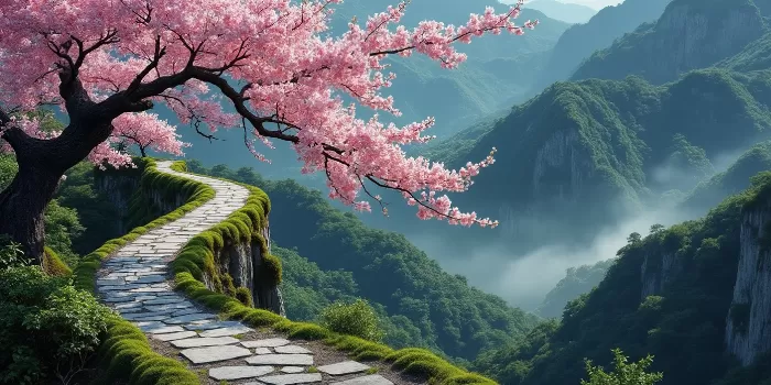 Plum Descent II