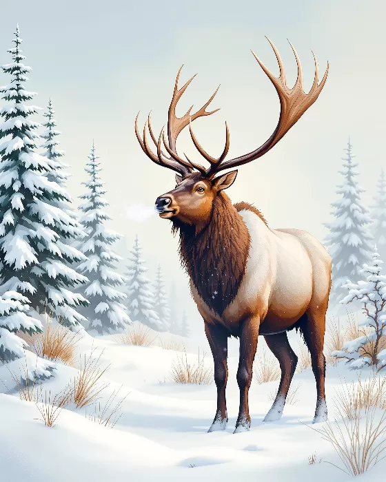 Winter Stag II