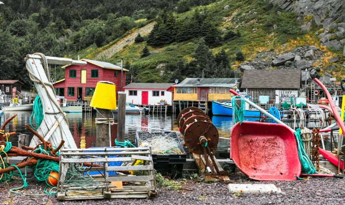 Quidi Vidi Clutter - Newfoundland art print