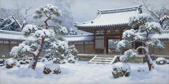 Kyoto Snowfall