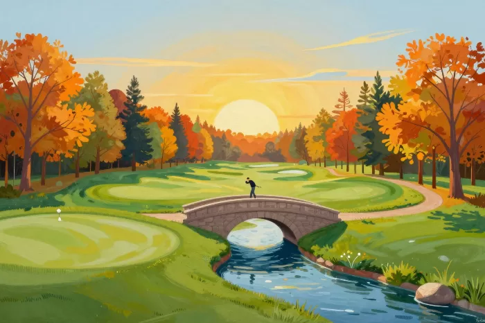 Golf Sunset