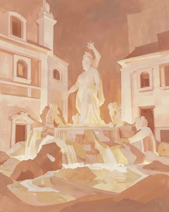 Terracotta Fountain