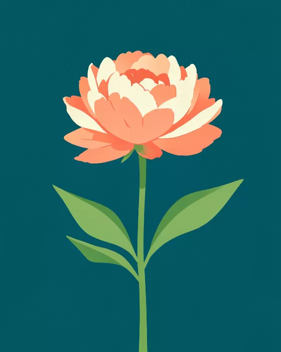 Peony Poster