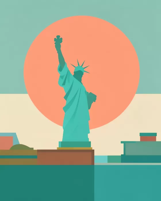 Statue Sunrise