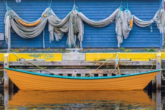 Fishermen Gather - Newfoundland art print