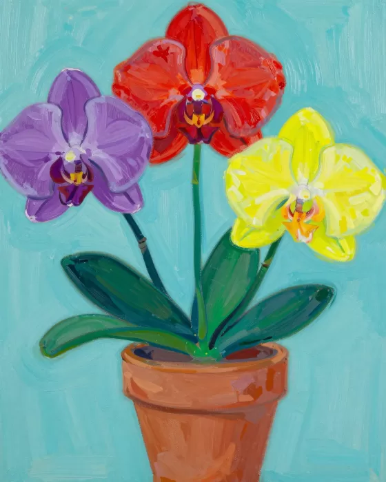 Neon Orchids