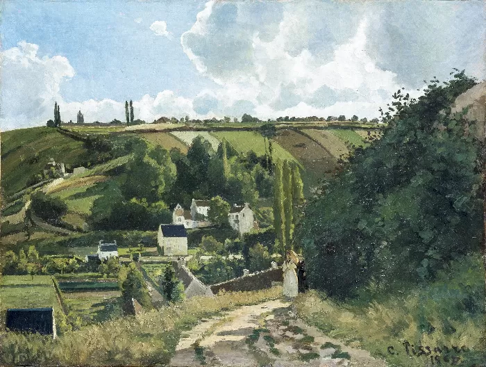 Jalais Hill Pontoise by Camille Pissarro