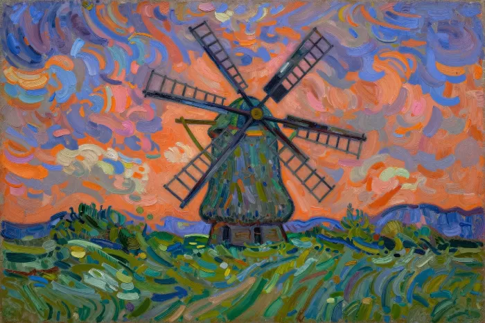 Evening Mill