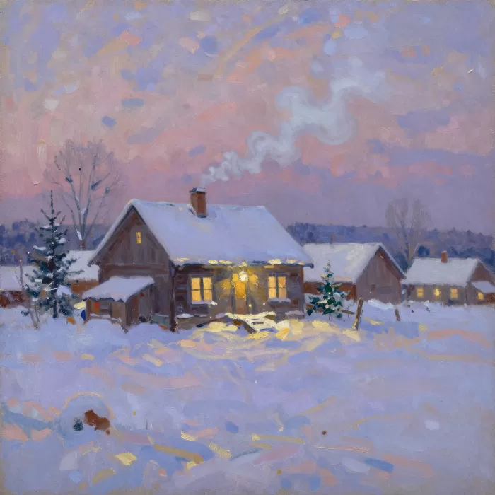 Winter Farmstead