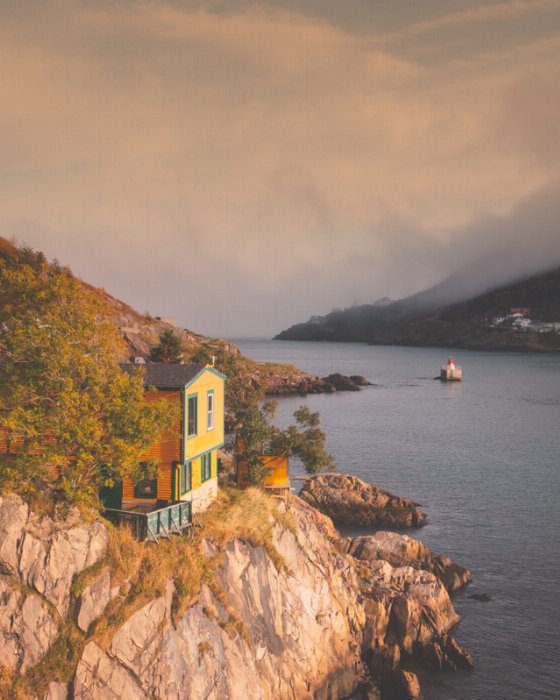 Battery Fog - Newfoundland art print