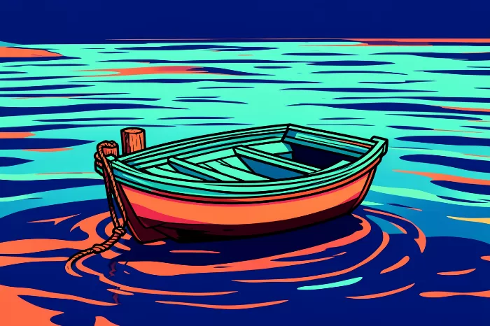 Coral Rowboat