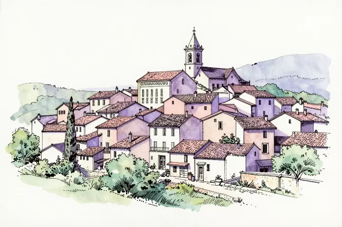 Provençal Hillside