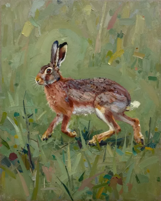 Hare In Stride
