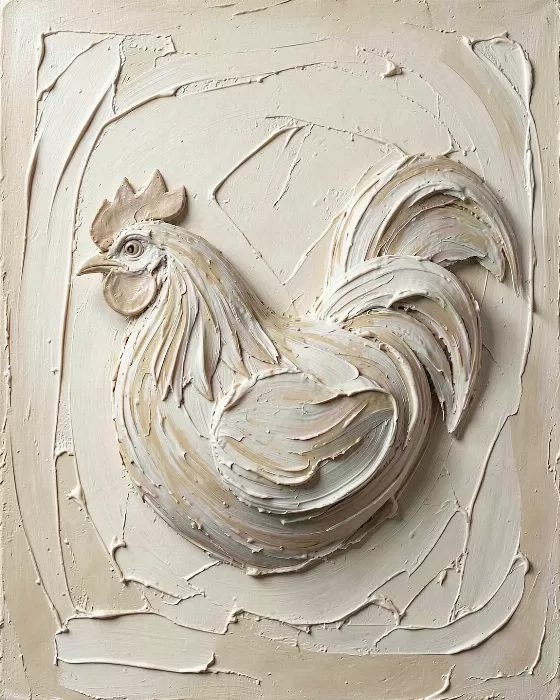 Plaster Rooster