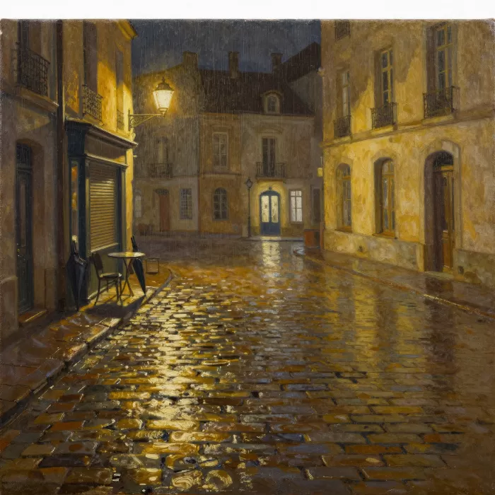 Rainy Square
