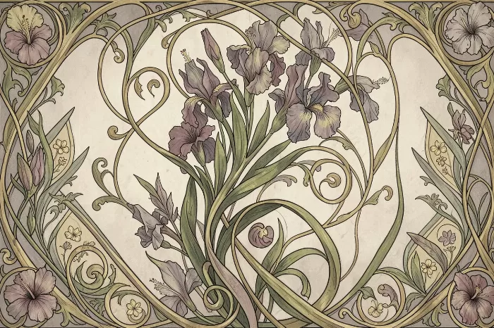 Gilded Irises