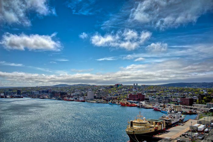 St John's Blue - Newfoundland art print