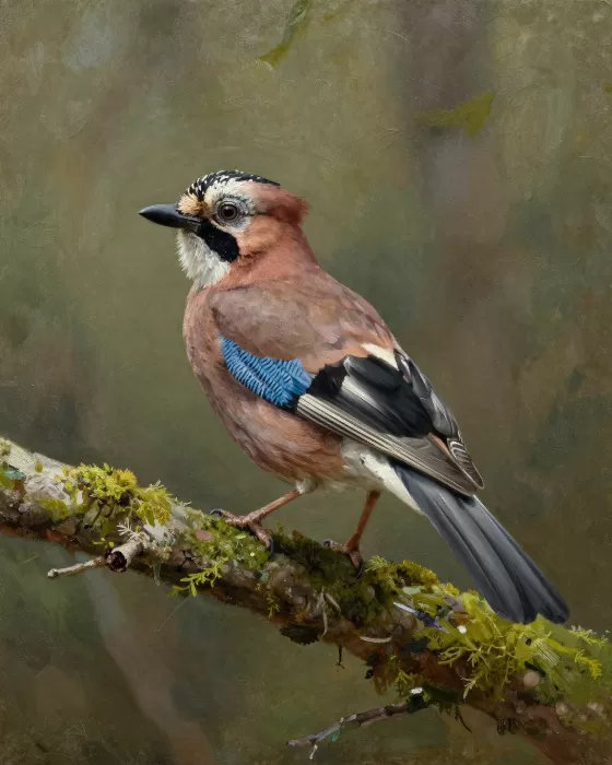 Perched Jay