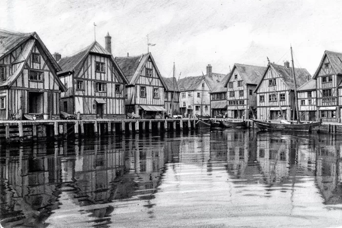 Bryggen Reflections
