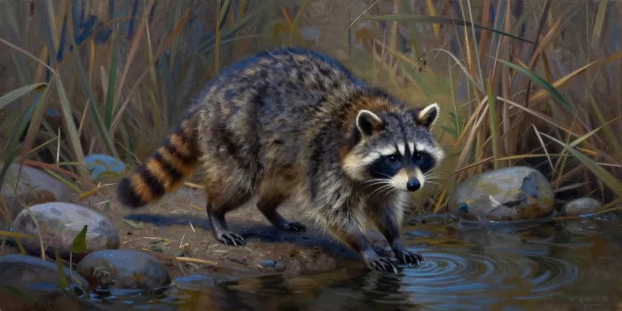 Streamside Raccoon