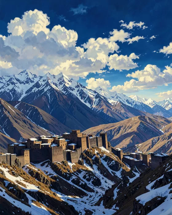 Snowbound Kasbah