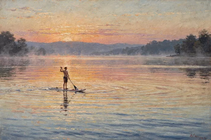 Solitary Paddle