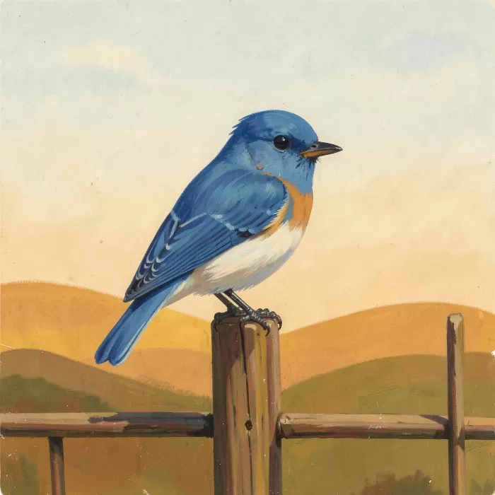 Retro Bluebird