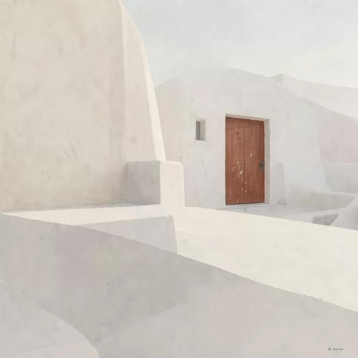 Santorini Wall