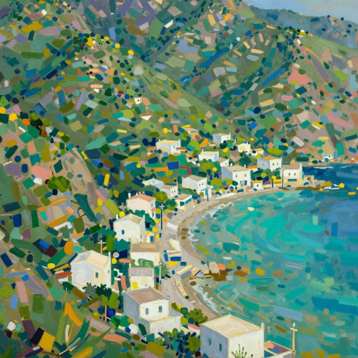 Whitewashed Village
