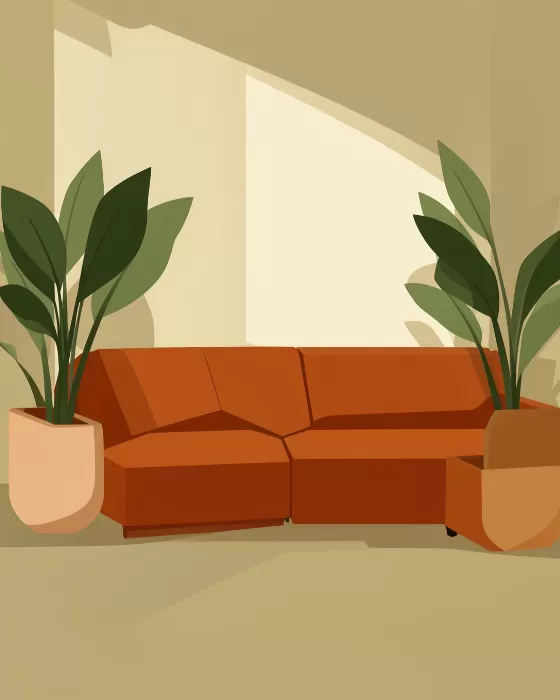 Burnt Sofa
