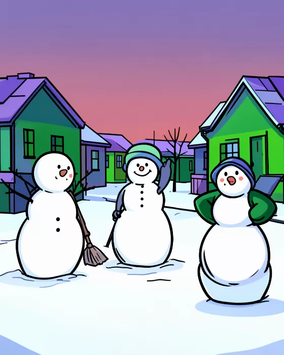 Snowy Gathering
