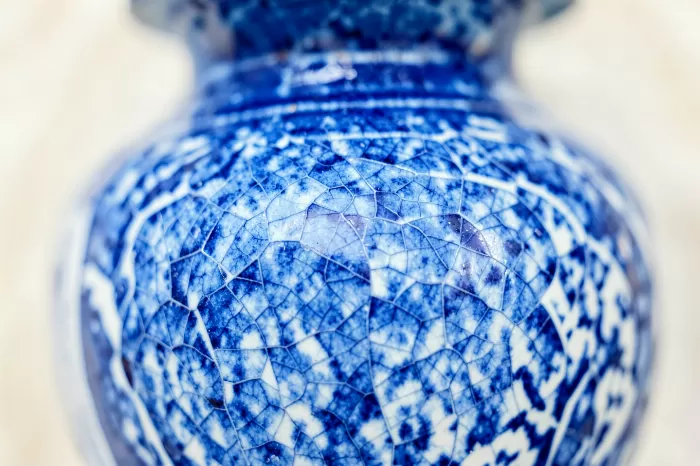 Cobalt Urn
