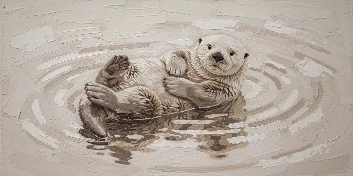 Serene Otter