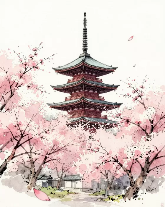 Spring Pagoda