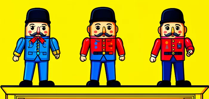 Vivid Nutcrackers