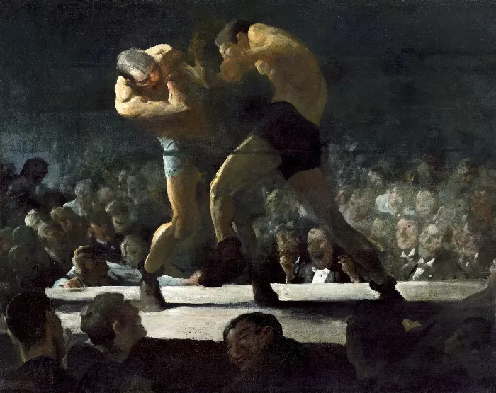 Club Night 1907 painting by George Wesley Bellows